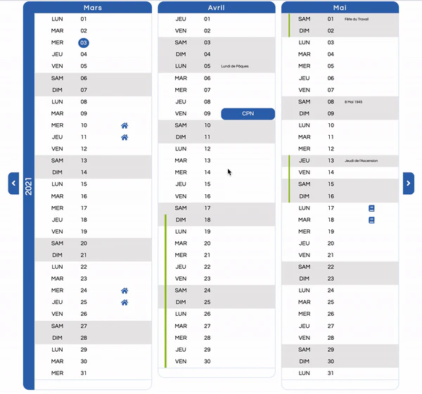 Logiciel gestion congés : Kammi