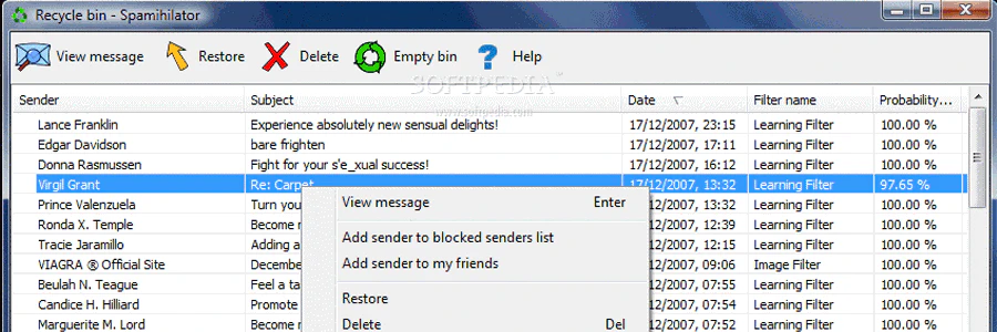 spamihilator : filtre antispam gratuit