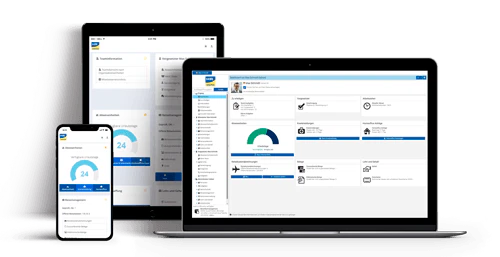 Personalmanagement HRworks - Personalbeschaffung Desktop und mobil