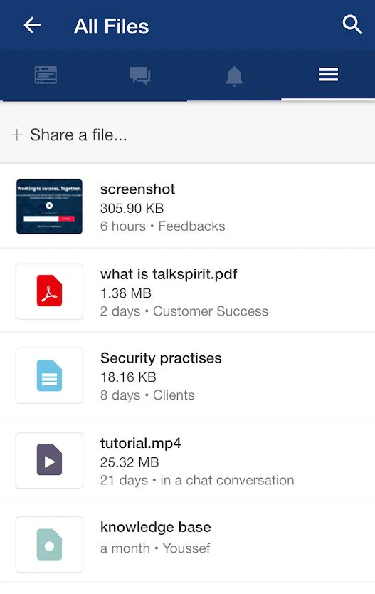 Portail collaboratif - TalkSpirit