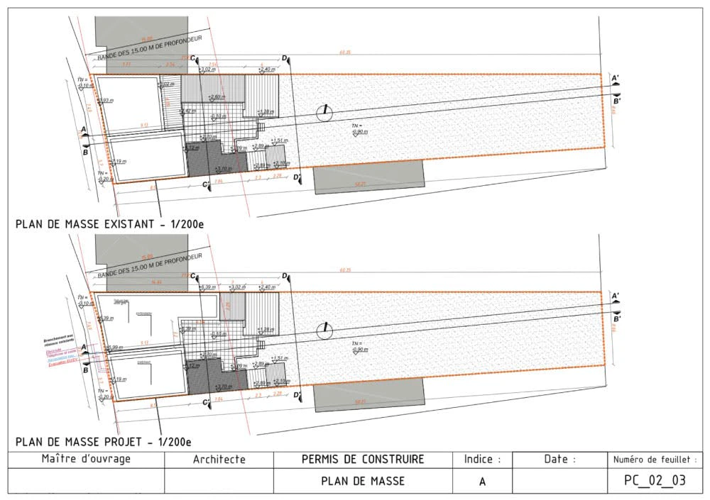 Faire un plan de masse pour permis de construire