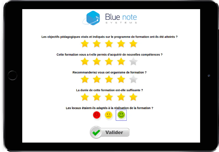 Questionnaire de satisfaction pour un organisme de formation