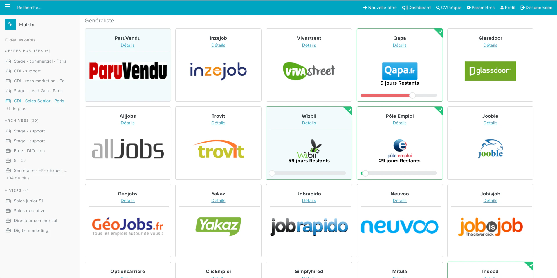Mutlidiffusion annonce emploi - Flatchr