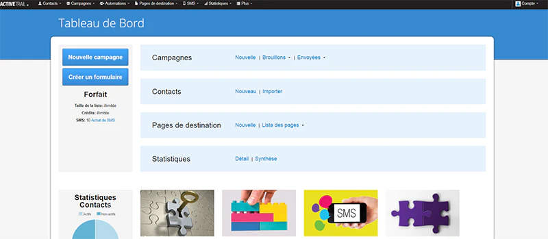 L’outil d’email marketing automation ActiveTrail