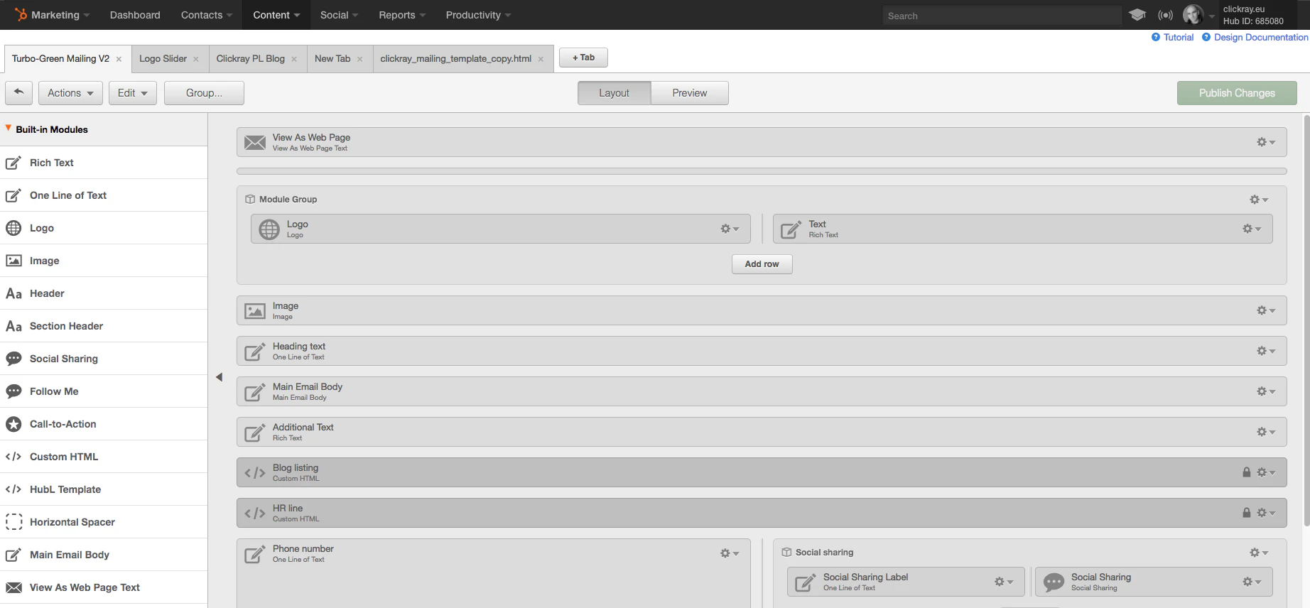 HubSpot inbound marketing automation