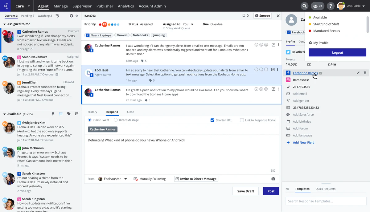 plateforme communautaire : visuel Khoros