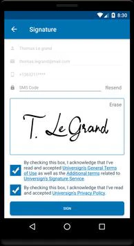 Universign, trusted third party that issues electronic certificates