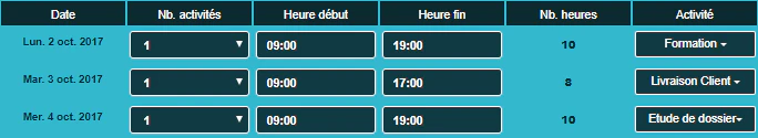 JourOff gestion des temps CIR