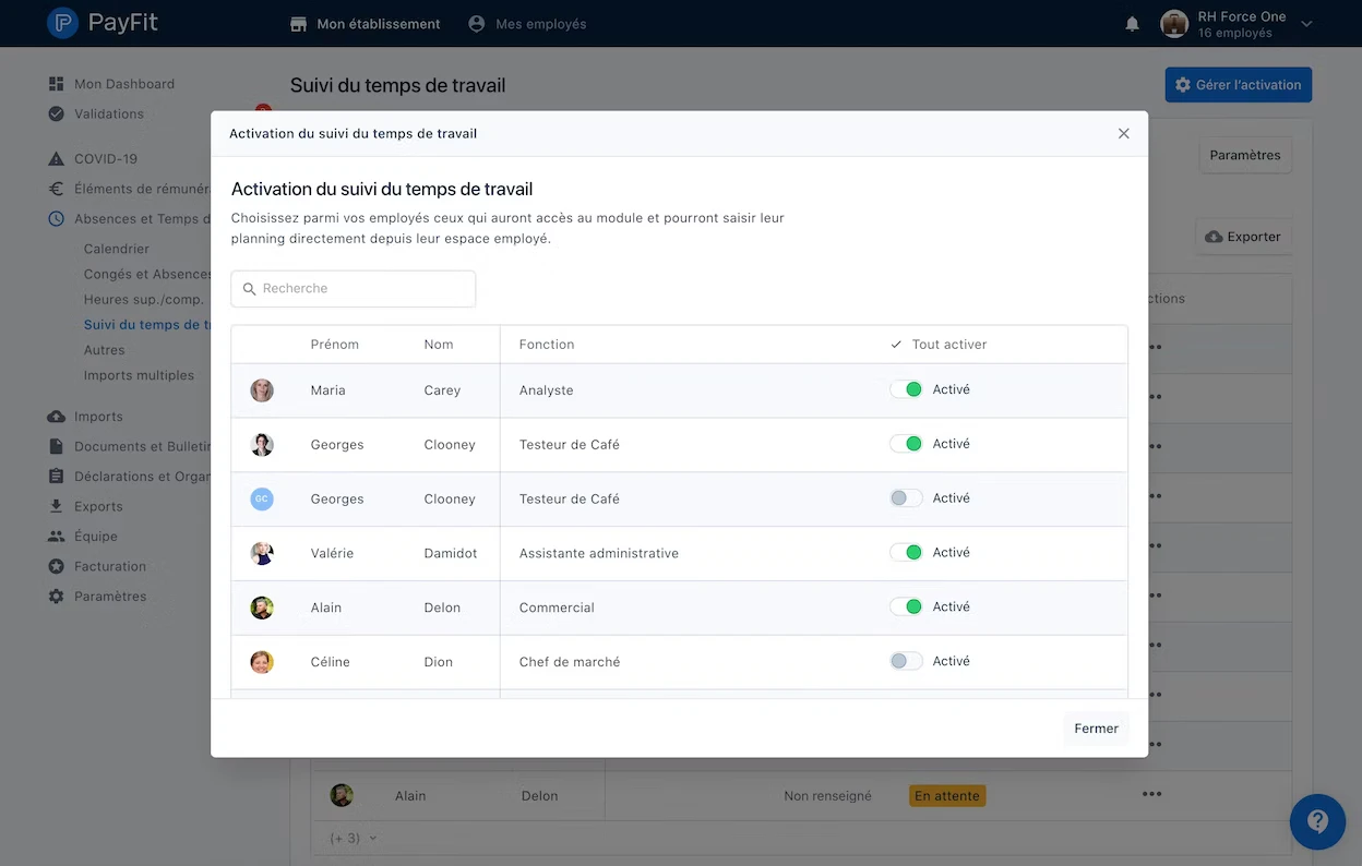 Logiciel GTA : PayFit