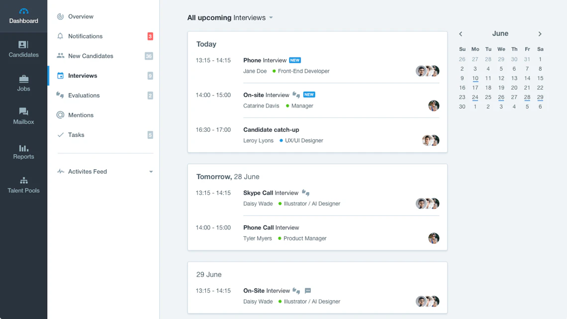recruitee features