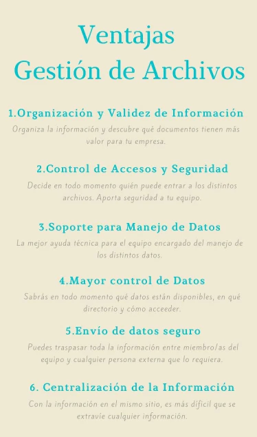 gestión-de-archivos-ventajas-infografía