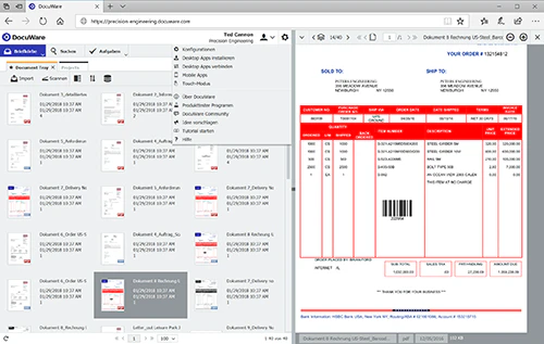 DocuWare Dokumentenverwaltung