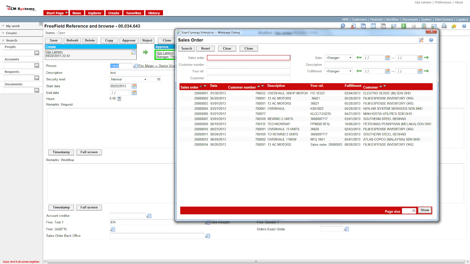 Exact ERP system solutions, the ERP system for business processes