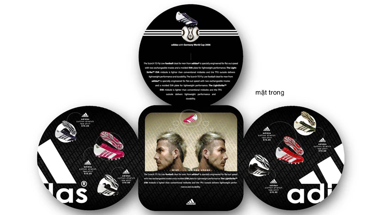 Plaquette pour la nouvelle gamme Adidas © Entheos