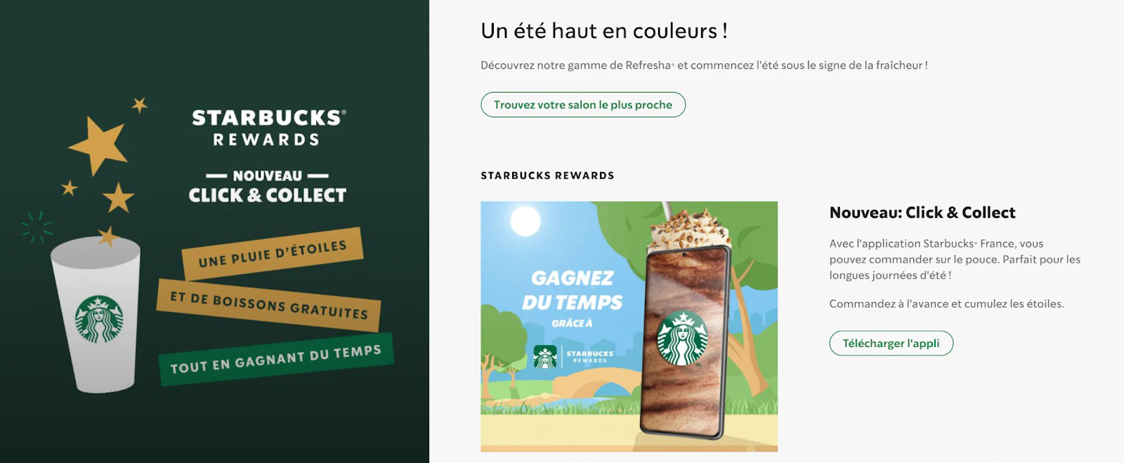 Exemple de stratégie marketing omnicanale par ©Starbucks