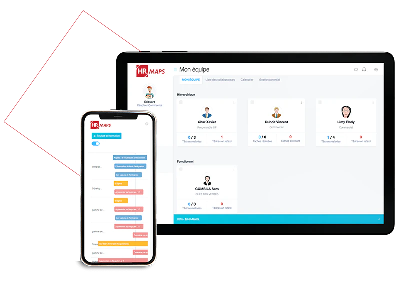 Gestion des collaborateurs © HRMAPS