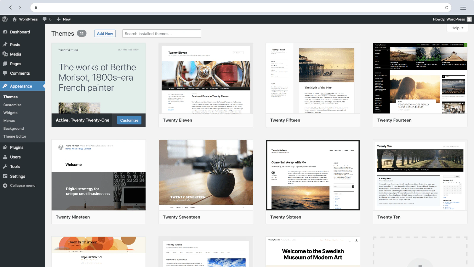 © WordPress