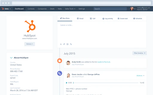 © HubSpot CRM