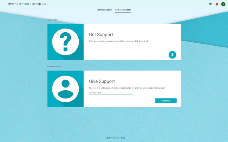 © Chrome Remote Desktop