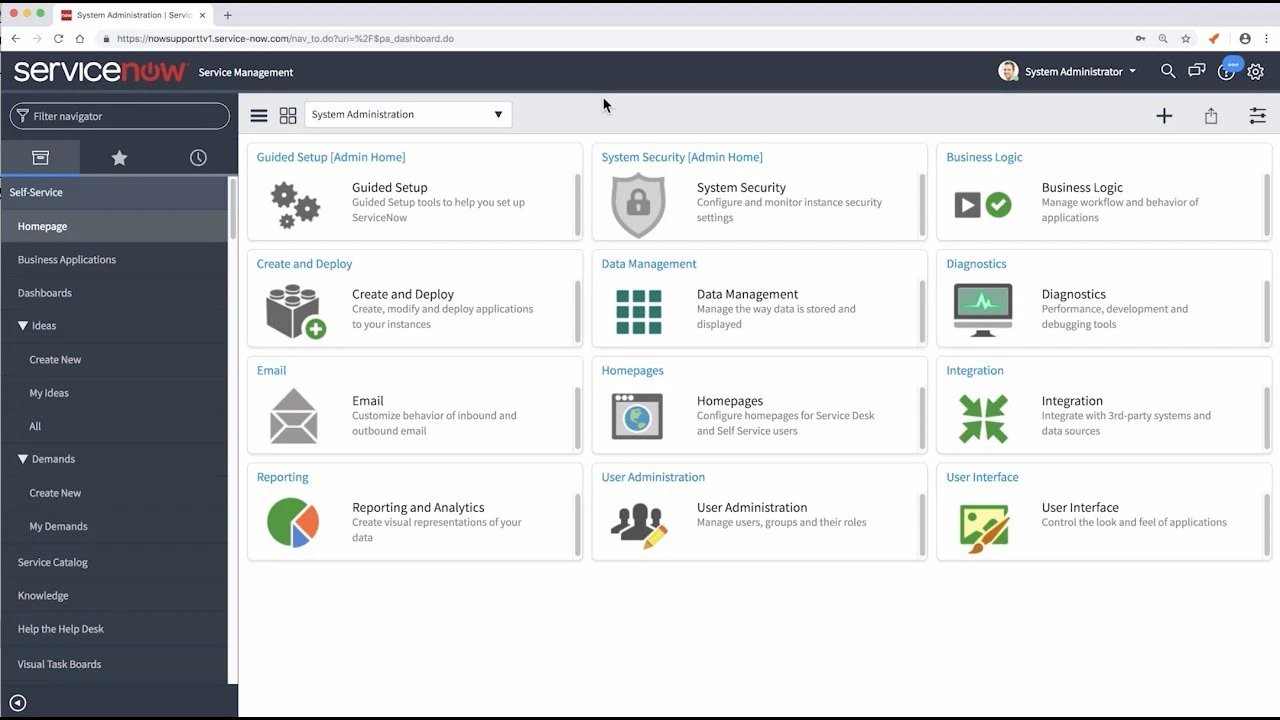 ⓒ ServiceNow