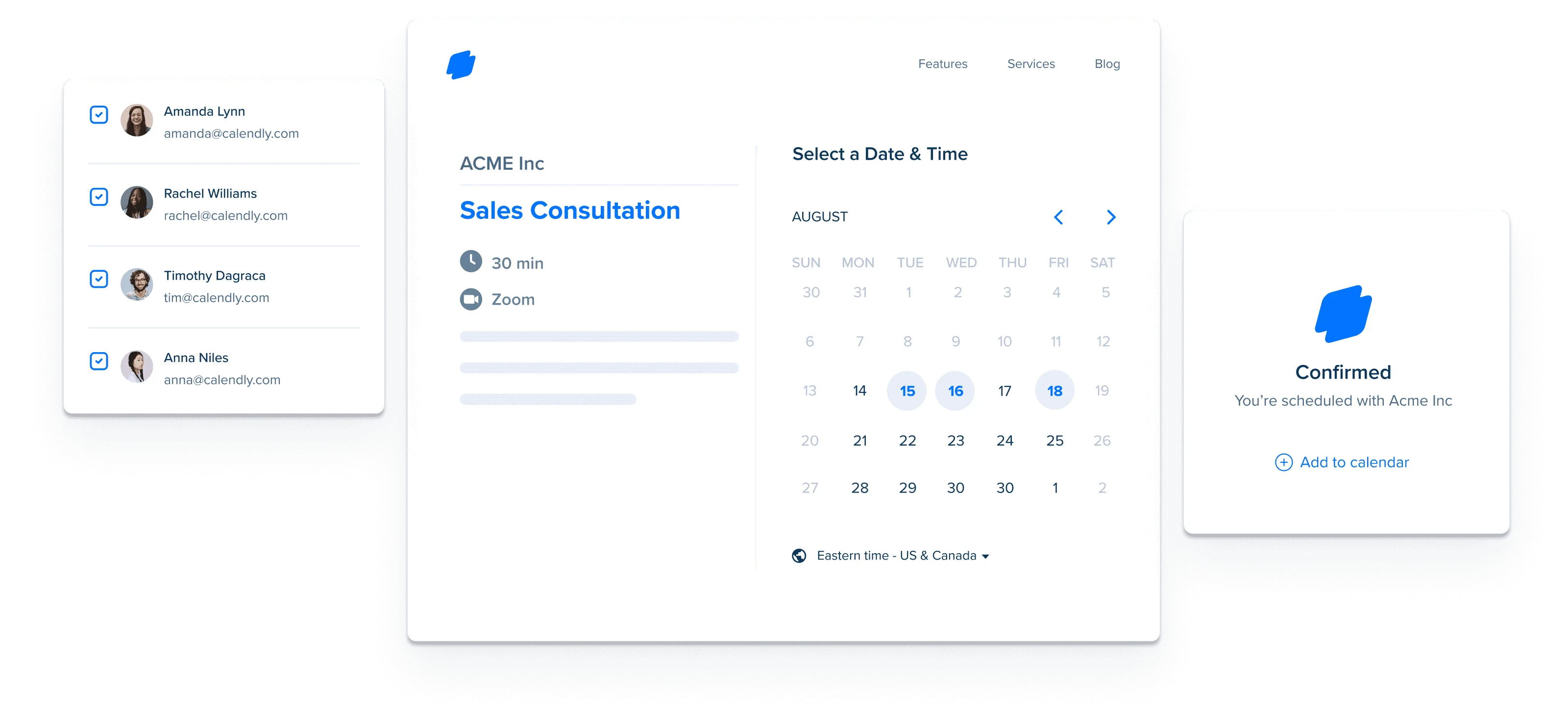 Calendly Screenshot