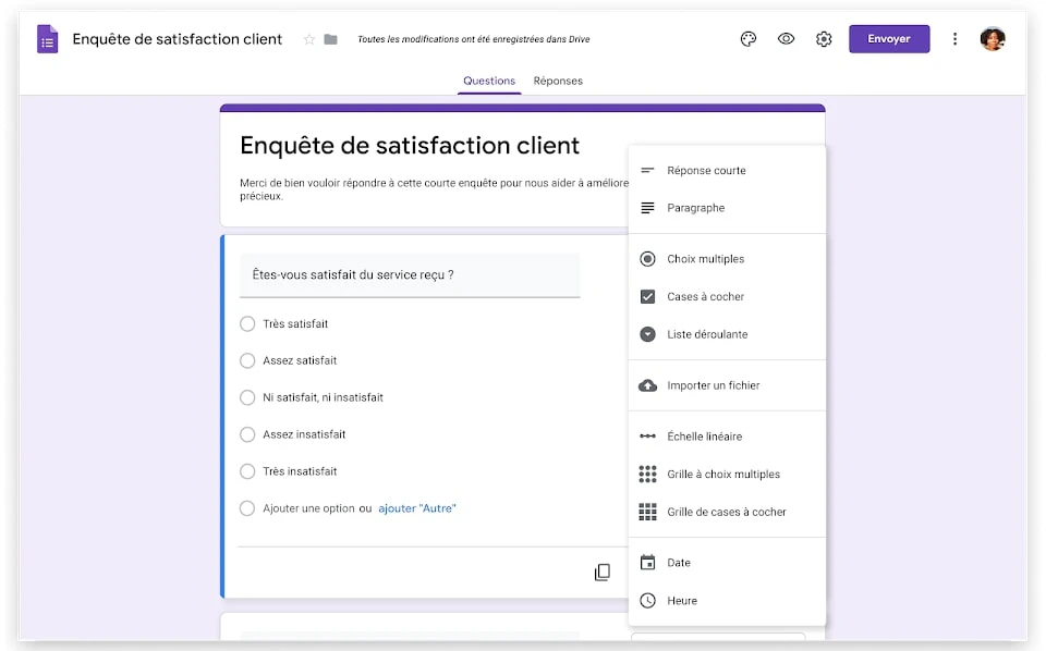 © Google Forms