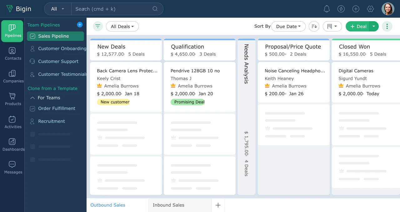 © Bigin by Zoho CRM