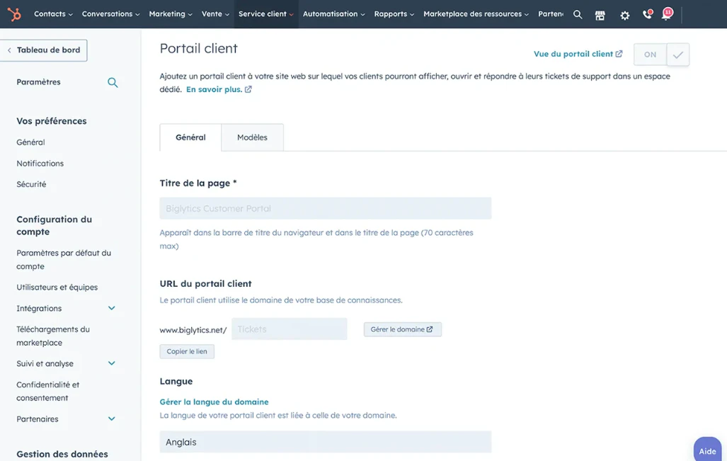 © HubSpot Service Hub